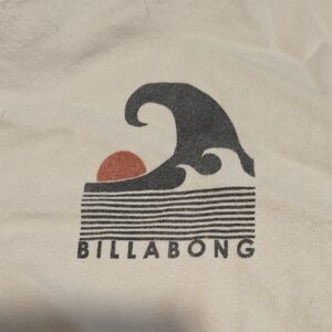 Billabong White Crewneck Sweatshirt